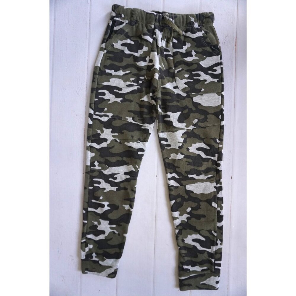 Lee Camouflage Fleece Tapered Sweats - Size L (14/16)